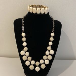 Necklace and matching bracelet